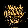 Happy Birthday Card for Jerel - Download GIF and Send for Free