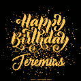 Happy Birthday Card for Jeremias - Download GIF and Send for Free