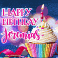 Happy Birthday Jeremias - Lovely Animated GIF