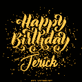 Happy Birthday Card for Jerick - Download GIF and Send for Free