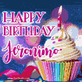 Happy Birthday Jeronimo - Lovely Animated GIF