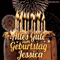Alles Gute zum Geburtstag Jessica (GIF)