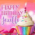 Happy Birthday Jezelle - Lovely Animated GIF