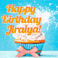 Happy Birthday, Jiraiya! Elegant cupcake with a sparkler.