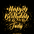 Happy Birthday Card for Jody - Download GIF and Send for Free