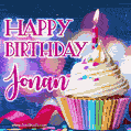 Happy Birthday Jonan - Lovely Animated GIF