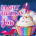 Happy Birthday Joni - Lovely Animated GIF