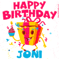 Funny Happy Birthday Joni GIF