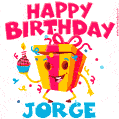 Funny Happy Birthday Jorge GIF