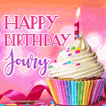 Happy Birthday Joury - Lovely Animated GIF