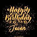 Happy Birthday Card for Jovon - Download GIF and Send for Free