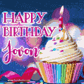 Happy Birthday Jovon - Lovely Animated GIF