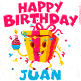 Funny Happy Birthday Juan GIF