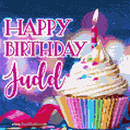 Happy Birthday Judd - Lovely Animated GIF