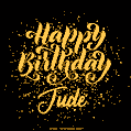 Happy Birthday Card for Jude - Download GIF and Send for Free