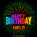 New Bursting with Colors Happy Birthday Juelz GIF and Video with Music