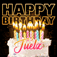 Juelz - Animated Happy Birthday Cake GIF for WhatsApp