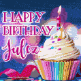 Happy Birthday Julez - Lovely Animated GIF