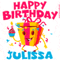 Funny Happy Birthday Julissa GIF