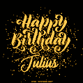 Happy Birthday Card for Julius - Download GIF and Send for Free