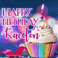 Happy Birthday Kaceton - Lovely Animated GIF