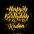 Happy Birthday Card for Kadon - Download GIF and Send for Free