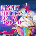 Happy Birthday Kadon - Lovely Animated GIF