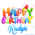 Happy Birthday Kadyn - Creative Personalized GIF With Name