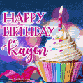 Happy Birthday Kagen - Lovely Animated GIF