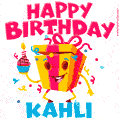 Funny Happy Birthday Kahli GIF