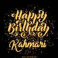 Happy Birthday Card for Kahmari - Download GIF and Send for Free