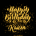 Happy Birthday Card for Kaicen - Download GIF and Send for Free