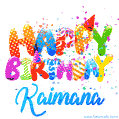 Happy Birthday Kaimana - Creative Personalized GIF With Name