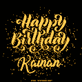 Happy Birthday Card for Kainan - Download GIF and Send for Free