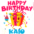 Funny Happy Birthday Kaio GIF