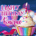 Happy Birthday Kairav - Lovely Animated GIF