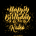 Happy Birthday Card for Kaleo - Download GIF and Send for Free