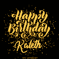Happy Birthday Card for Kaleth - Download GIF and Send for Free