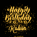 Happy Birthday Card for Kalvin - Download GIF and Send for Free