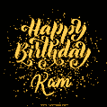 Happy Birthday Card for Kam - Download GIF and Send for Free