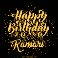 Happy Birthday Card for Kamari - Download GIF and Send for Free