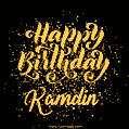Happy Birthday Card for Kamdin - Download GIF and Send for Free