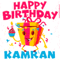 Funny Happy Birthday Kamran GIF