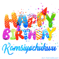 Happy Birthday Kamsiyochukwu - Creative Personalized GIF With Name
