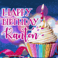 Happy Birthday Kanton - Lovely Animated GIF