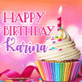 Happy Birthday Karina - Lovely Animated GIF