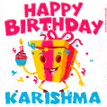 Funny Happy Birthday Karishma GIF