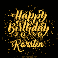 Happy Birthday Card for Karsten - Download GIF and Send for Free