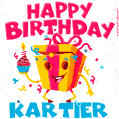 Funny Happy Birthday Kartier GIF