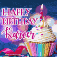 Happy Birthday Karver - Lovely Animated GIF